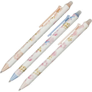 Ручка гелевая автоматическая M&G Sakura Time, стираемые черни...