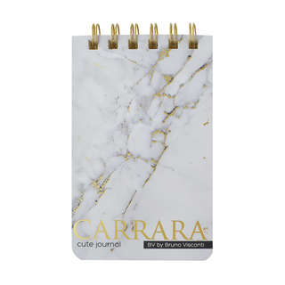 Блокнот А6, 100 листов в линейку, на гребне, BV Carrara