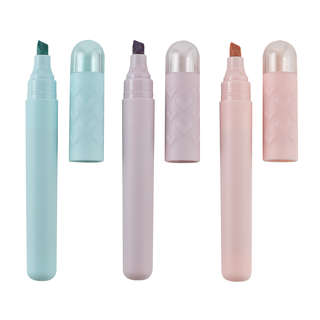 Текстовыделители набор 3 цвета: розовый, сиреневый, голубой, BV Love Me 3