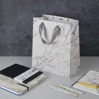 Пакет подарочный 'Carrara', 26х32х13 см 6