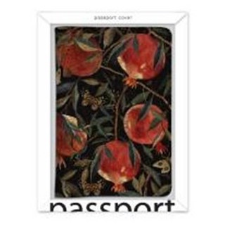 Обложка для паспорта BV Flora: Гранат