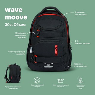 Рюкзак школьный Belmil Wave Moove Orange Journey 6