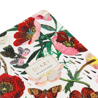 Ежедневник недатированный А5, 128 листов, BrunoVisconti 'Flora: Пионы' 5