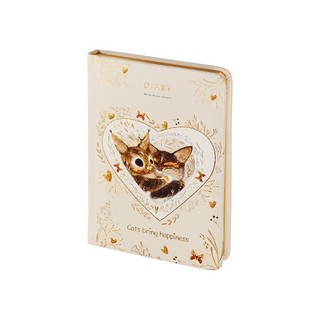 Ежедневник недатированный А6+, 120 листов, BV Love Me: Котики...