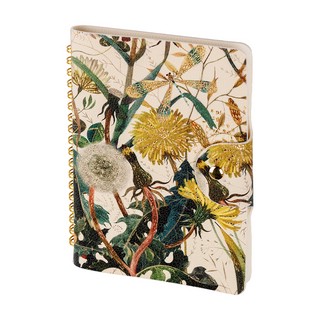 Ежедневник недатированный В6, 80 листов, на гребне, BV Flora:...