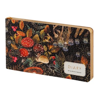 Ежедневник недатированный В6, 80 листов, на гребне, BV Flora:...