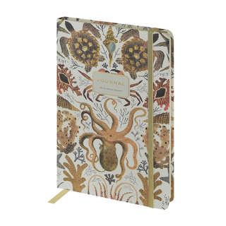 Записная книжка А5, 100 листов в линейку, на резинке, BV Faun...