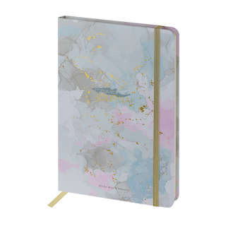 Записная книжка А5, 100 листов в линейку, на резинке, BV Prim...