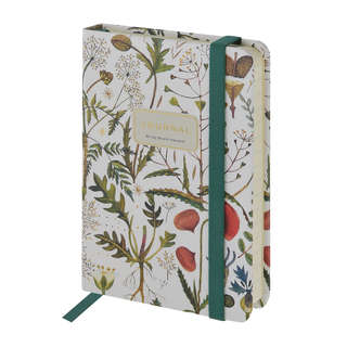 Записная книжка А6, 100 листов в линейку, на резинке, BV Flor...