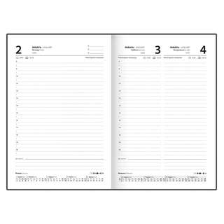 Ежедневник датированный 2026 145х215 мм, А5, STAFF, ламинированная обложка, 'Розы', 117322 8