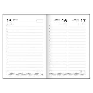 Ежедневник датированный 2026 145х215 мм, А5, STAFF, ламинированная обложка, 'Розы', 117322 9