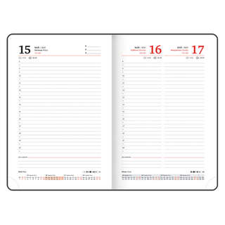 Ежедневник датированный 2026, А5, 138x213 мм, BRAUBERG 'Select', балакрон, темно-синий 13