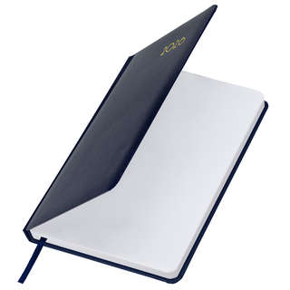 Ежедневник датированный 2026, А5, 138x213 мм, BRAUBERG 'Select', балакрон, темно-синий 4