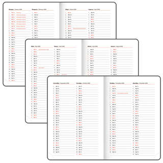 Ежедневник датированный 2026, А5, 138x213 мм, BRAUBERG 'Select', балакрон, черный 8