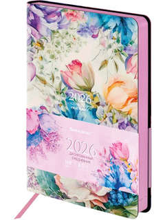 Ежедневник датированный 2026, А5, 138х213 мм, гибкая обложка ...