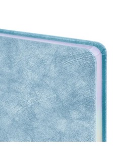 Ежедневник датированный 2026, А5, Brauberg Ice, под кожу, голубой 3