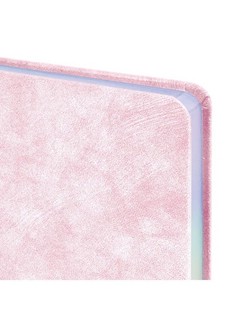 Ежедневник датированный 2026, А5, Brauberg Ice, под кожу, розовый 4