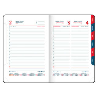 Ежедневник датированный 2026, А5, 148х218 мм, GALANT 'White', под кожу, белый 12