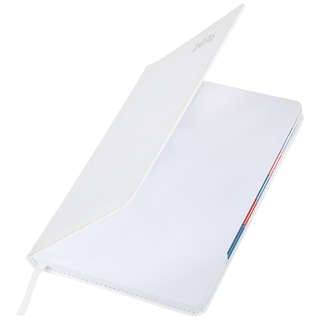 Ежедневник датированный 2026, А5, 148х218 мм, GALANT 'White', под кожу, белый 3