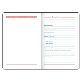 Ежедневник датированный 2026, А5, 148х218 мм, GALANT 'White', под кожу, белый 6