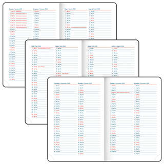 Ежедневник датированный 2026, А5, 148х218 мм, GALANT 'White', под кожу, белый 8