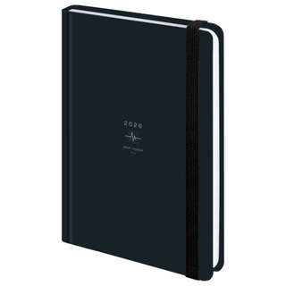 Ежедневник на 2026 год, А5, с резинкой, твердый, Brauberg Пульс