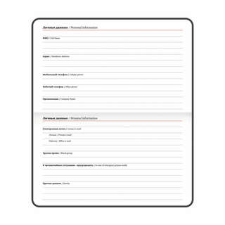 Еженедельник датированный 2026, А6, Brauberg Vista, под кожу, 'Мрамор' 5