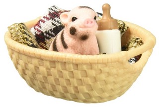 Schleich Игровой набор Поросенок с бутылочкой 42294 2