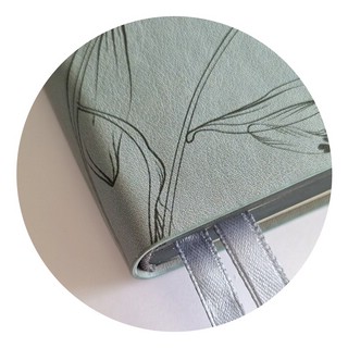 Ежедневник датированный 2026 Infolio Fleur, A5-, 176 листов, серый 3