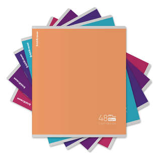 Тетрадь общая А5, 48 листов в линейку, ErichKrause FL, в ассо...