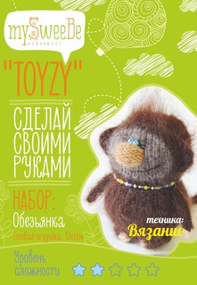 Набор для вязания Toyzy 'Обезьянка'