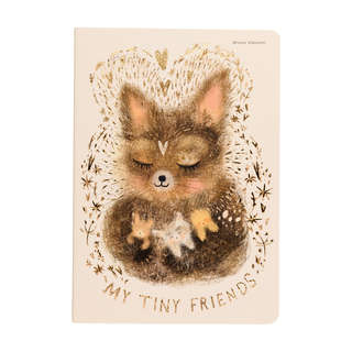 Тетрадь общая А5, 40 листов в клетку, BV Love Me: Лисенок