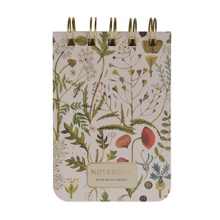 Блокнот А7, 100 листов, в линейку, на гребне, BV Flora: Лугов...