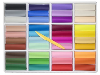 Пластилин 40 цветов, 800 г, стек, Луч 'Классика', картонная коробка 2