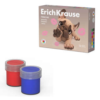 Гуашь 12 цветов по 17 мл, ErichKrause Frenchie