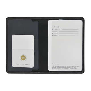 Обложка для паспорта Bruno Visconti, Герб России, черный 3