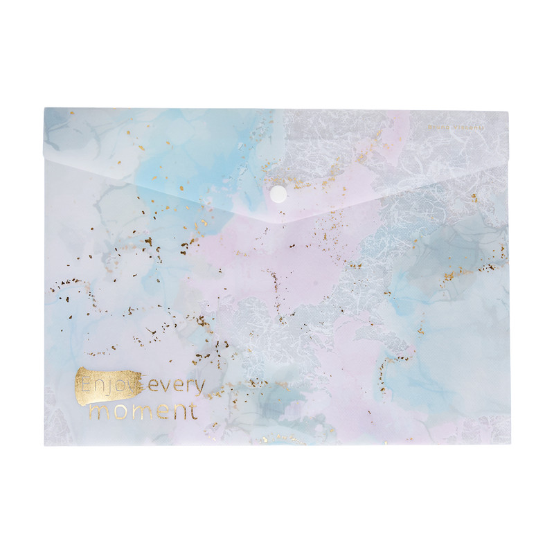 Папка-конверт на кнопке А4, 33х24 см, BV Primavera