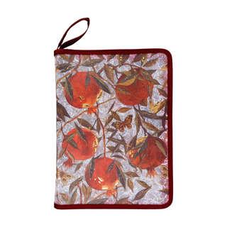 Папка на молнии А4, 23х33 см, BV Flora Гранат