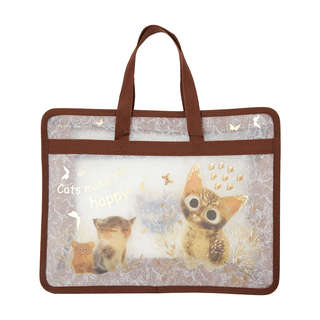 Папка-портфель с ручками, на молнии А4, 34х25х9 см, BV Love M...