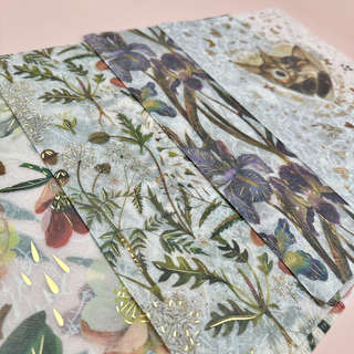 Папка-уголок А4, 22х31 см, BV Flora: Ирисы 3