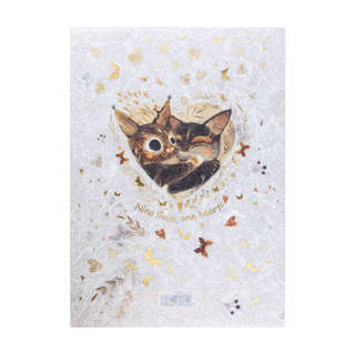 Папка-уголок А4, 22х31 см, BV Love Me: Котики приносят счастье