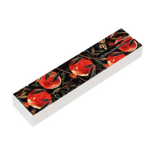 Ручка гелевая BV Flora: Гранат, 0.38 мм, черная, в подарочном...