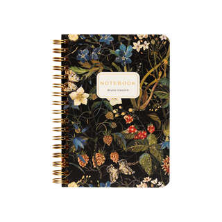 Тетрадь общая А6, 60 листов в клетку, на гребне, BV Flora: Ле...