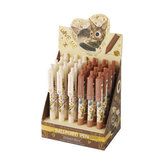 Ручка шариковая BV Love me: Котики, счастье, 0.5 мм, синяя, к...