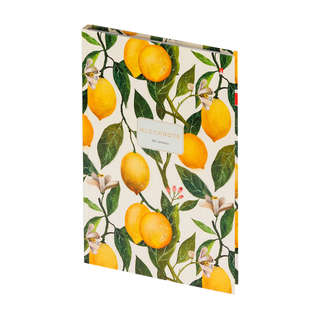 Блокнот А4, 160 листов в клетку, BV Flora: Лимоны