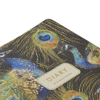 Ежедневник недатированный А5, 125х200 мм, BrunoVisconti 'Fauna: Павлины' 5