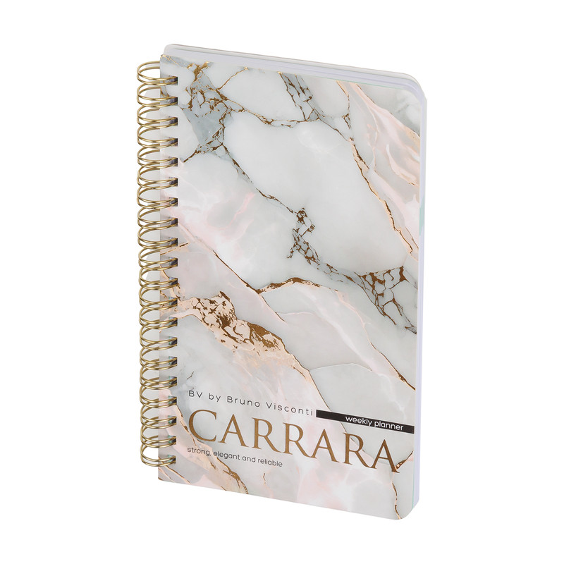 Еженедельник недатированный А6+ (120 х 180 мм) BV Carrara