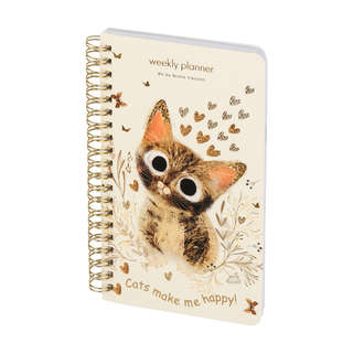 Еженедельник недатированный А6+ (120 х 180 мм) BV Love Me: Ми...