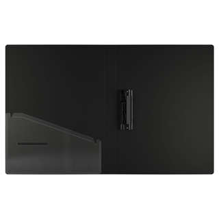 Папка c зажимом А4, пластик, с внутренним карманом, Berlingo 'Instinct', аквамарин 2