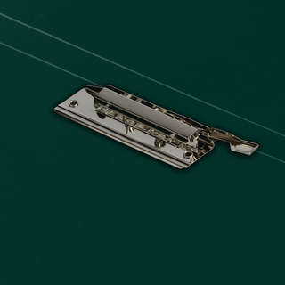 Папка с боковым зажимом А4, пластик, СТАММ 'Герб', изумруд 5